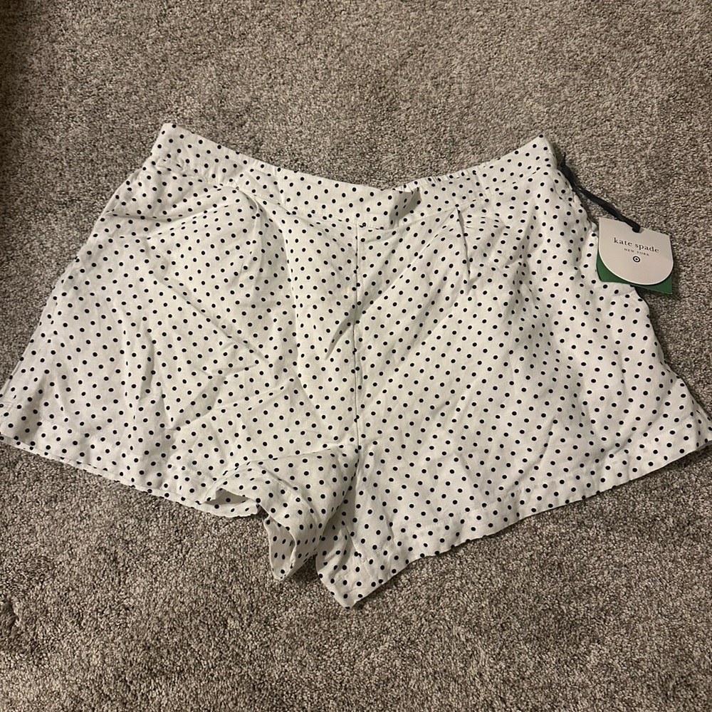 Kate Spade Black and White Polka Dot Shorts